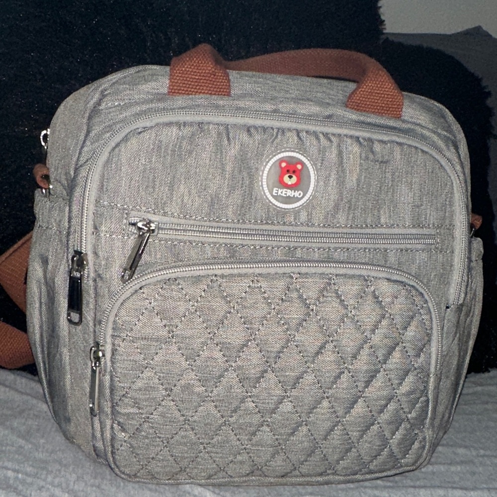 Gray Insulated Lunch Box